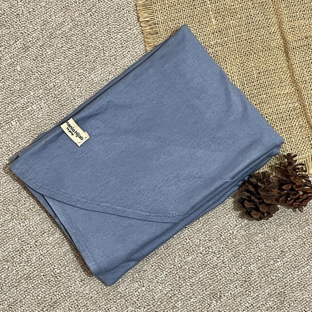Hanania Hijab - Kiandra Pashmina Kaos Oval Syar'i Rayon Premium | Pashmina Oval Meleyot L Kaos Rayon