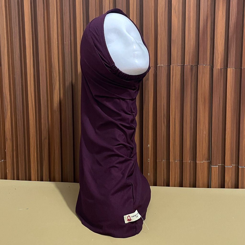 Hanania Hijab - Bergo Instan Padel Size S Karet Dagu Softpad Rayon Cooltech