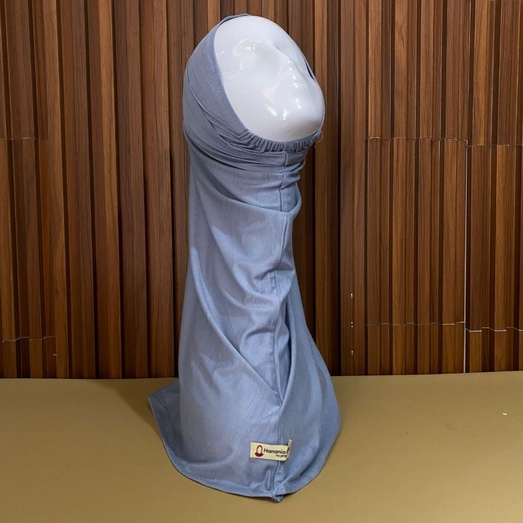 Hanania Hijab - Bergo Instan Padel Size M Karet Dagu Softpad Rayon Airflow Cooltech