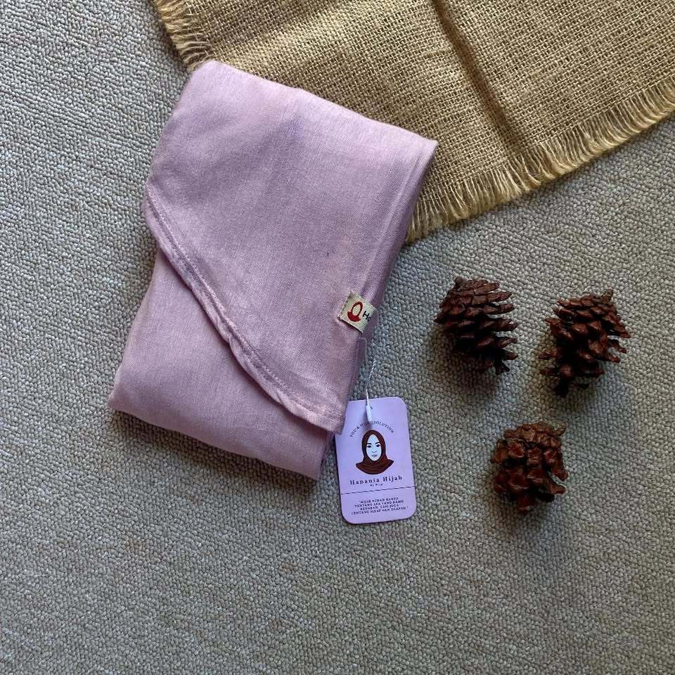 Hanania Hijab - Kiandra Pashmina Kaos Oval Syar'i Rayon Premium | Pashmina Oval Meleyot L Kaos Rayon