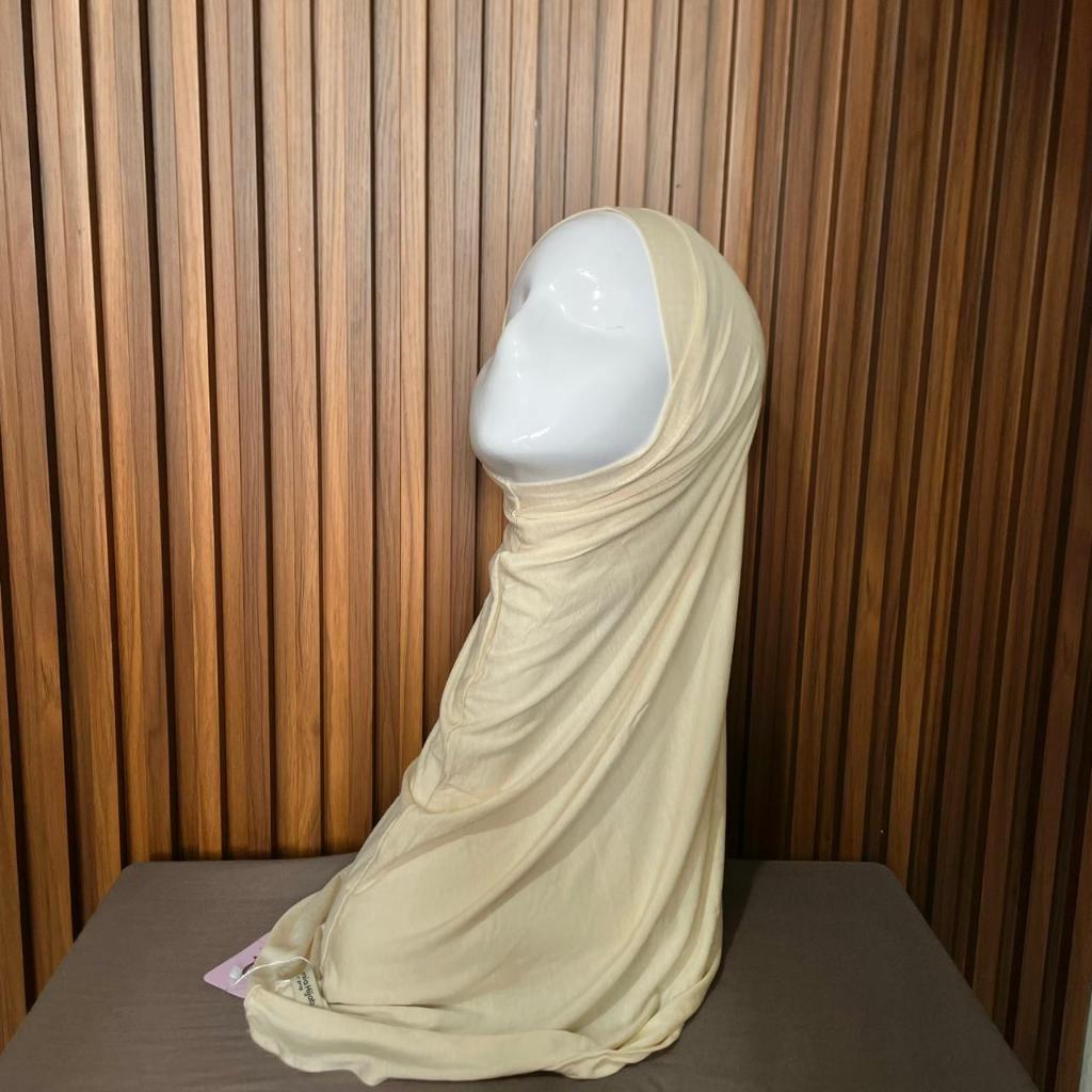 Hanania Hijab - Aleva Bergo Instan Bandana Size L Rayon Bamboo Ultrasoft | Jilbab Instan Bandana