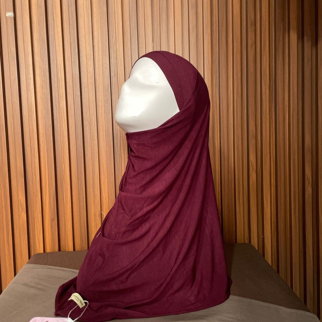 Hanania Hijab - Aleva Bergo Instan Bandana Size S Rayon Bamboo