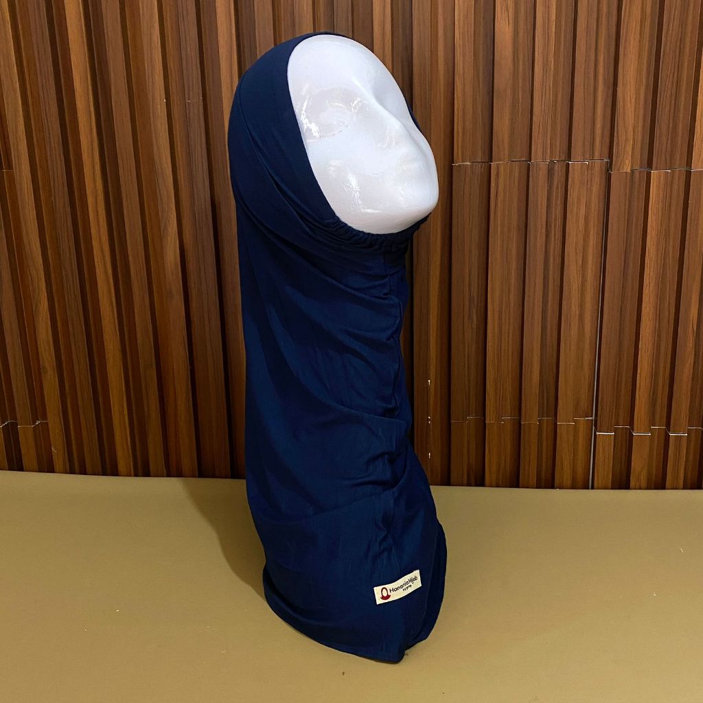 Hanania Hijab - Bergo Instan Padel Size S Karet Dagu Softpad Rayon Cooltech