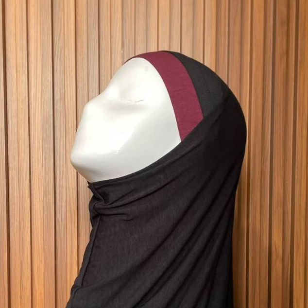 Hanania Hijab - Clara Pashmina Bandana Two Tone Bamboo | Khiban TwoTone Rayon Bamboo Ultrasoft