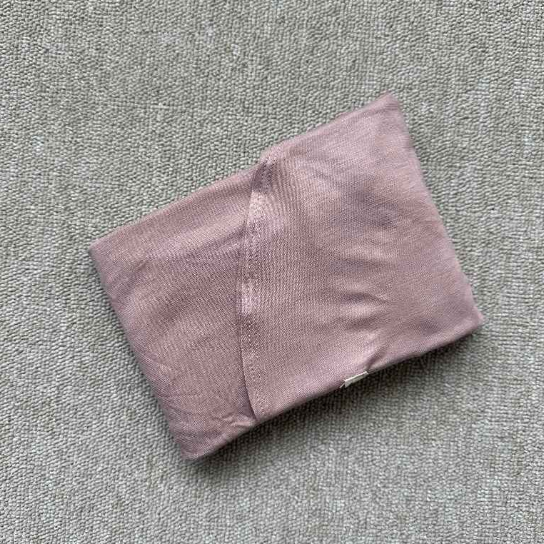 Hanania Hijab | Zhia Pashmina Oval Inner Leher Kaos Rayon Cooltech | Pashmina Meleyot Instan 2In1