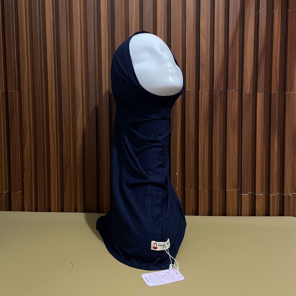 Hanania Hijab - Bergo Instan Padel Size S Karet Dagu Softpad Rayon Cooltech