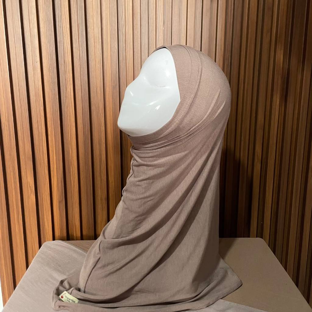 Hanania Hijab - Aleva Bergo Instan Bandana Size L Rayon Bamboo Ultrasoft | Jilbab Instan Bandana
