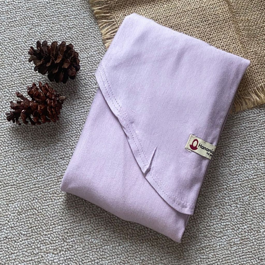 Hanania Hijab - Clara Pashmina Kaos Oval Rayon Premium | Pashmina Oval Meleyot Bahan Cotton Rayon