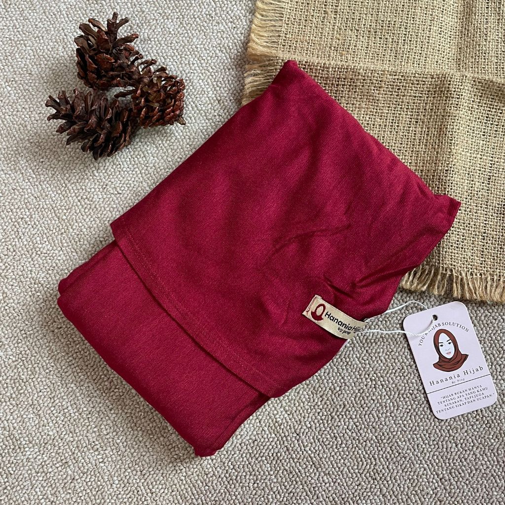 Hanania Hijab Pashmina Kaos Oval Kiandra EXTRA LARGE Jumbo Syar'i Rayon Cooltech | Pashmina Oval