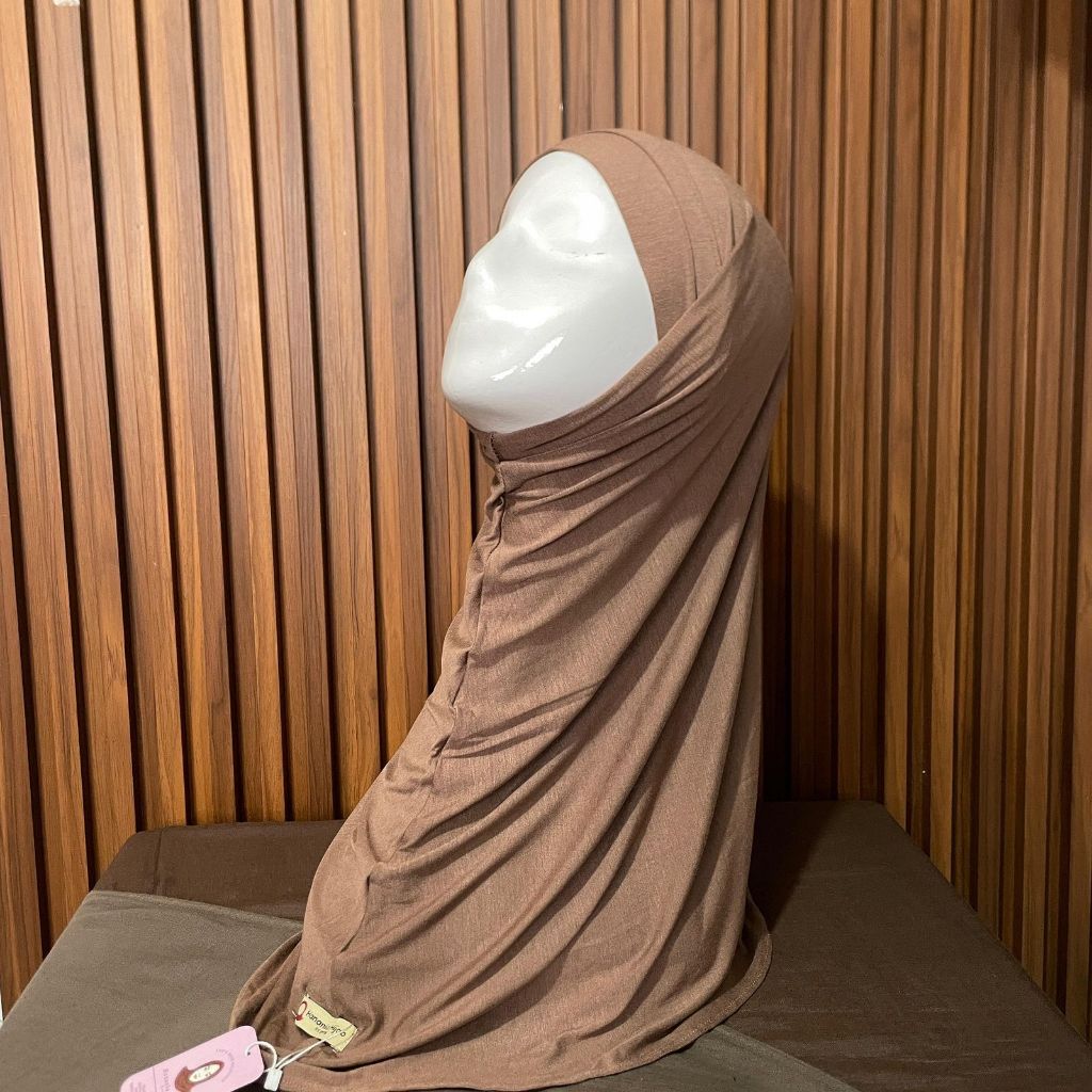 Hanania Hijab - Aleva Bergo Instan Bandana Size XL Rayon Bamboo Ultrasoft | Jilbab Instan Bandana