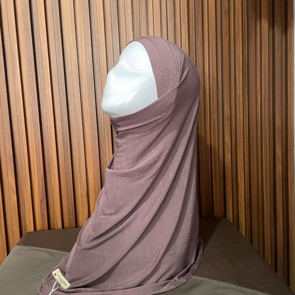Hanania Hijab - Aleva Bergo Instan Bandana Size XL Rayon Bamboo Ultrasoft | Jilbab Instan Bandana