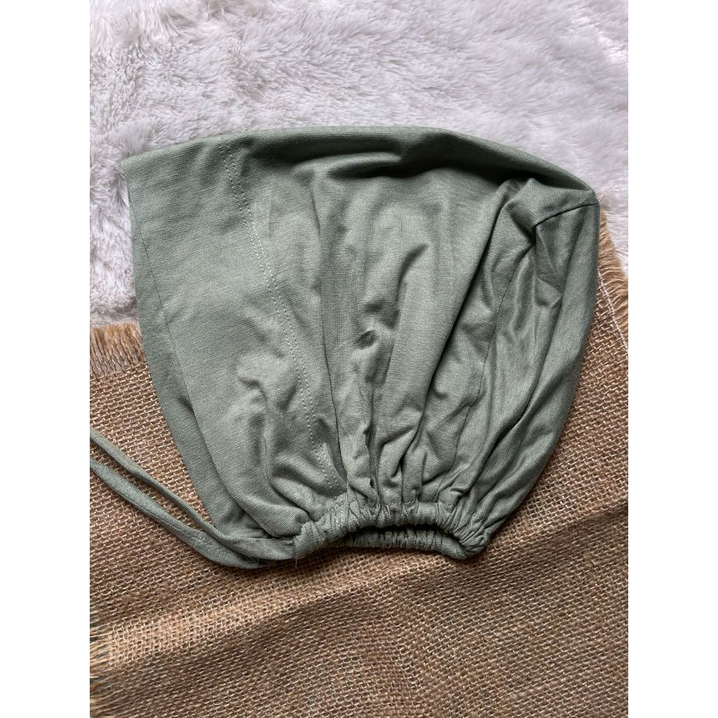 Hanania Hijab - Inner Basic Turki Ciput Tali Kaos Rayon Premium Inner Hijab Ciput Kaos Anti Pusing