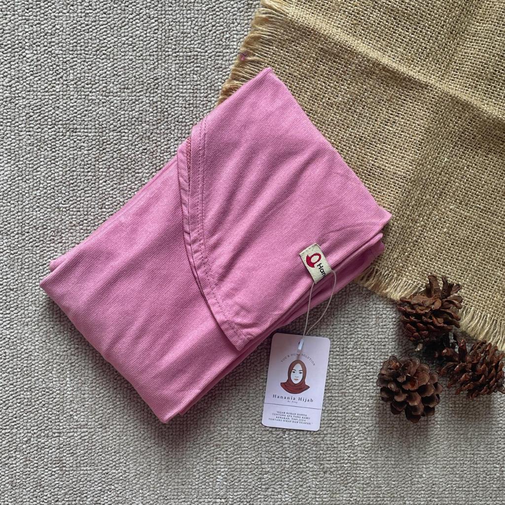 Hanania Hijab - Kiandra Pashmina Kaos Oval Syar'i Rayon Premium | Pashmina Oval Meleyot L Kaos Rayon