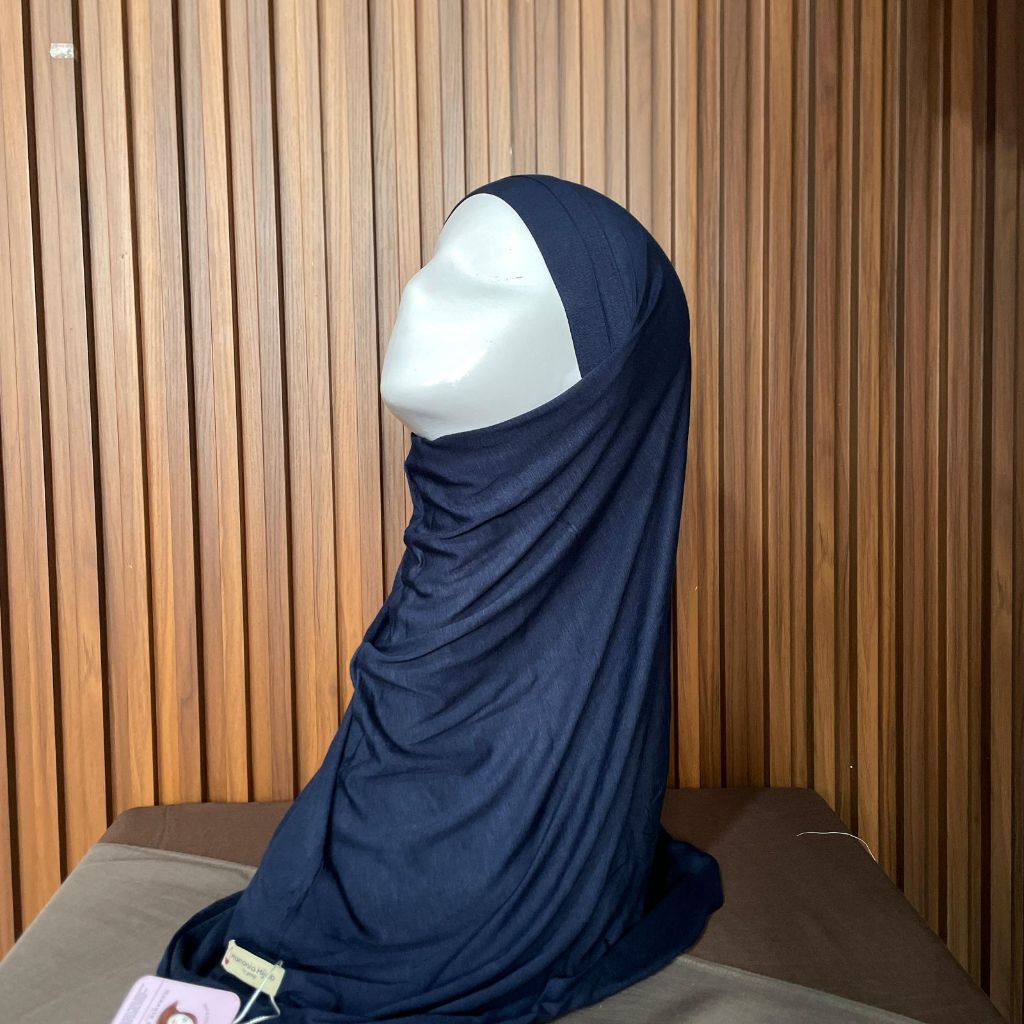 Hanania Hijab - Aleva Bergo Instan Bandana Size L Rayon Bamboo Ultrasoft | Jilbab Instan Bandana