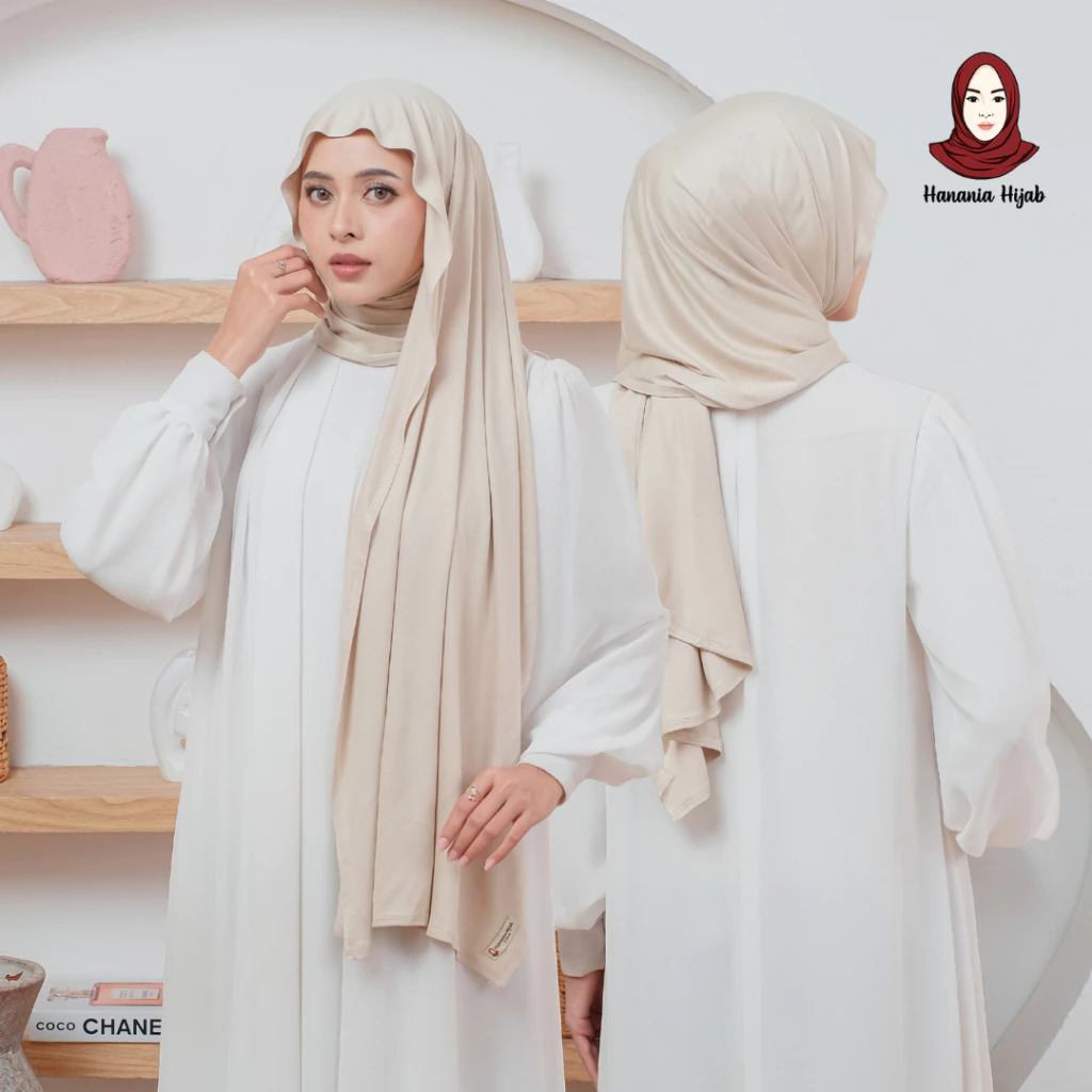 Hanania Hijab - Pamela Pashmina Kaos Rayon (CoolTech) Premium | Pashmina Viscose Rayon Arabian Shawl