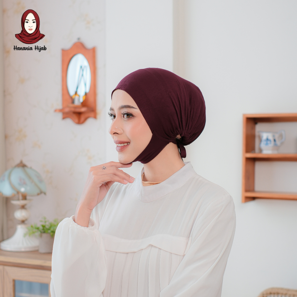 Hanania Hijab - Ciput Dagu Anti Geser Anti Pusing Rayon Airflow  Cooltech | Inner Dagu Anti Slip